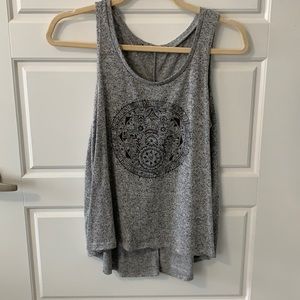 Grey tank! Super cute and flowy